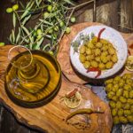 Măsline verzi de Halkidiki cu oregano și coriandru