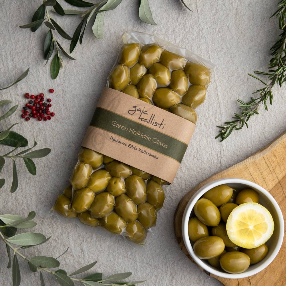 Green Halkidiki Olives