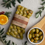 Măsline fără sâmburi Halkidiki cu portocale